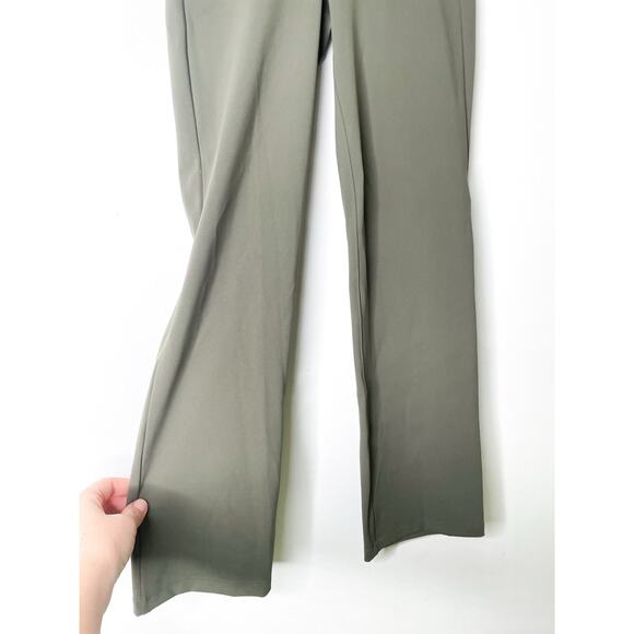 NWT Lululemon Olive Green Smooth Fit High Rise Cropped Pants Size 0 Athleisure - Picture 7 of 13